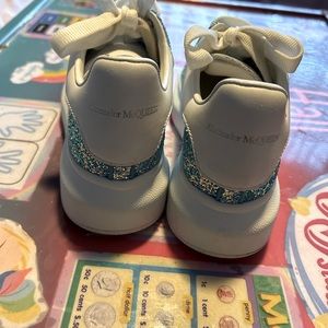 Blue glitter Alexander McQueen girls size 12.5.